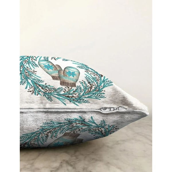 Spilvendrāna ar Ziemassvētku motīvu 43x43 cm – Mila Home-image-1