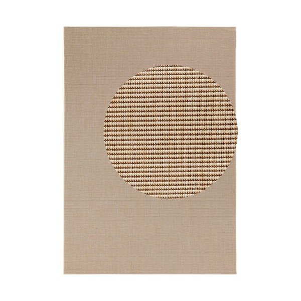 Bēšs āra paklājs Bougari Match, 160 x 230 cm
