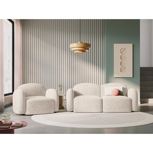 Bēšs dīvāns 194 cm Blair – Micadoni Home-image-1