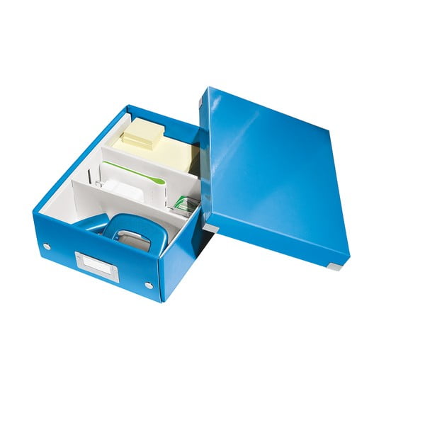 Zila kaste ar organizatoru Leitz Click&Store, garums 28 cm-image-4