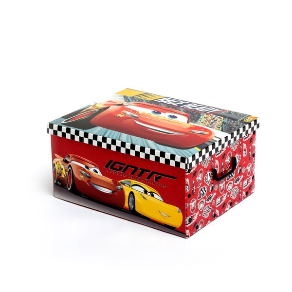 InnovaGoods Cars saliekamā rotaļlietu glabāšanas kaste, 50 x 39 cm