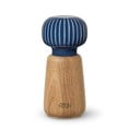 Garšvielu dzirnaviņas no ozolkoka ar tumši zilām porcelāna detaļām Kähler Design Hammershoi, augstums 13 cm