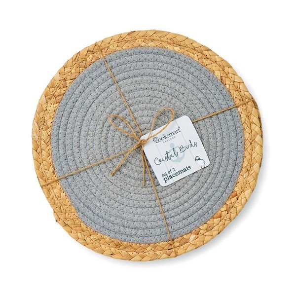 Galda paliktņi (2 gab.) no jūraszāles ø 30 cm Costal Birds – Cooksmart ®