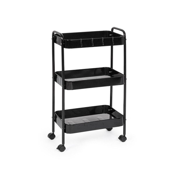 Metāla servēšanas galdiņš uz riteņiem 29,5x41 cm Leiky – Yes Everyday-image-2