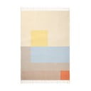 Dzeltens/zils pleds 125x190 cm Brick – Mette Ditmer Denmark