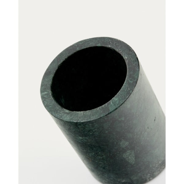 Tumši zaļš marmora trauks zobu birstei Elenei – Kave Home-image-3