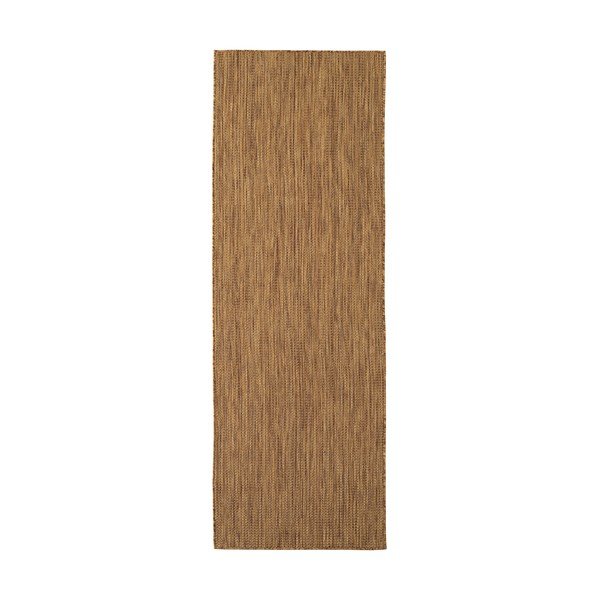 Brūns iekštelpu un āra celiņa paklājs 80x250 cm Mira 1450 – Ayyildiz Carpets