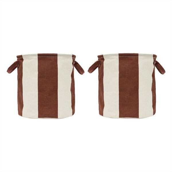 Tekstila uzglabāšanas grozi (2 gab.) ø 32x32 cm Kara – OYOY Living Design
