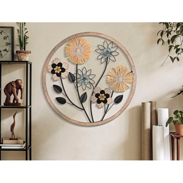 Metāla sienas dekors Floral – Mauro Ferretti-image-1