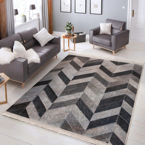 Pelēks paklājs 80x150 cm – Mila Home-image-2