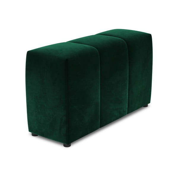 Zaļa samta atzveltne modulārajam dīvānam Rome Velvet – Cosmopolitan Design 