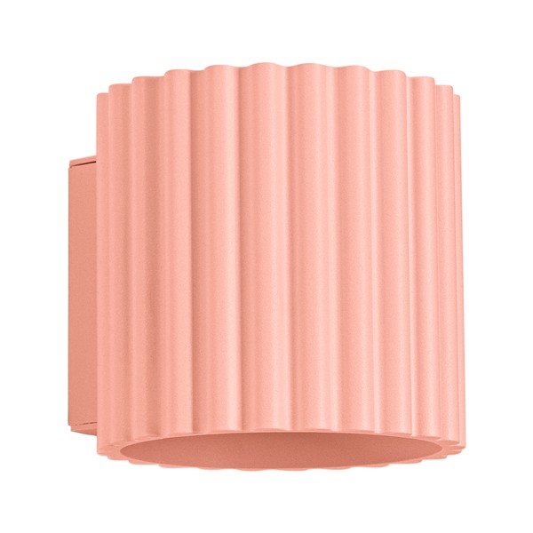 Persiku oranža sienas lampa ø 10 cm Zora – Sollux