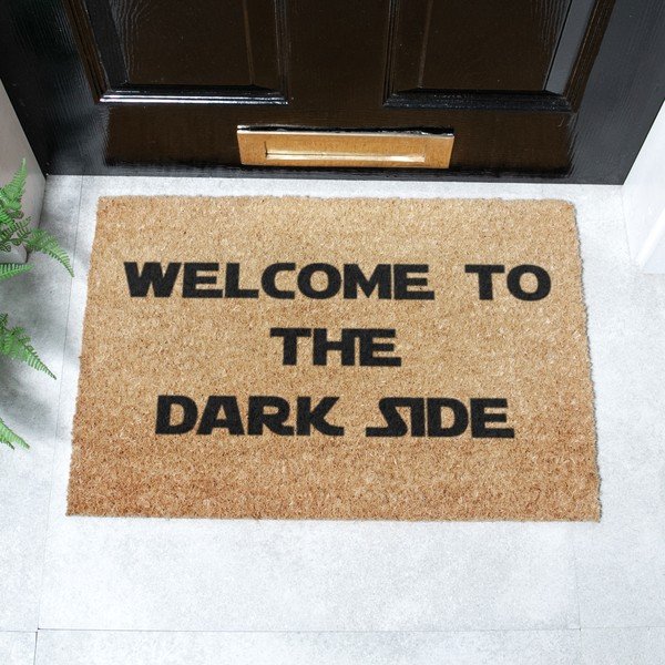 Kokosšķiedras kājslauķis 40x60 cm Welcome to the Darkside – Artsy Doormats-image-2