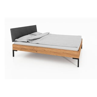 Divguļamā ozolkoka gulta ar polsterētu galvgali 160x200 cm Abises 1 – The Beds