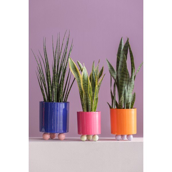 Metāla puķu poda apvalks ø 18 cm Double Funky – PT LIVING-image-1