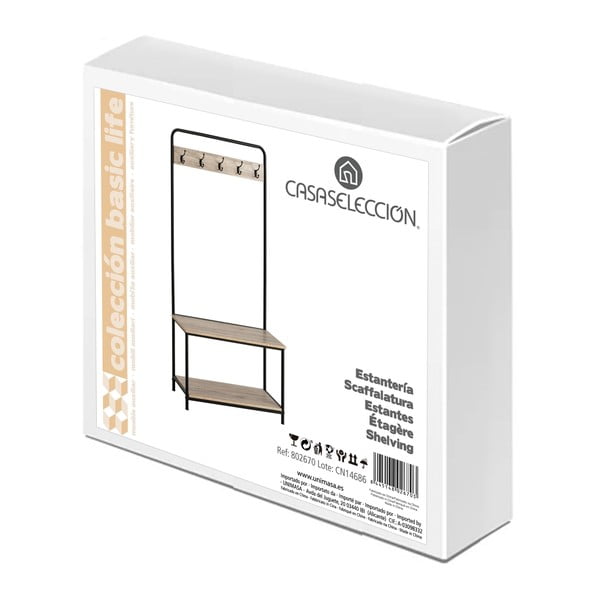 Melna/dabīga toņa priekšnama iekārta ar ozolkoka imitāciju – Casa Selección-image-3