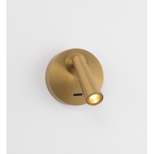 Matētas zelta krāsas alumīnija LED prožektora tipa lampa ar saliekamu konstrukciju 7x10 cm Tico – Nova Luce-image-1