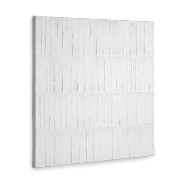 Ar rokām apgleznota glezna 90x90 cm Basilisa – Kave Home