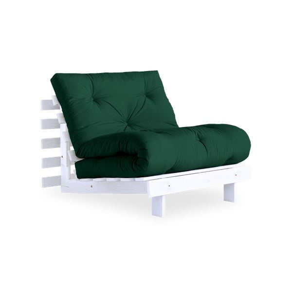 Izlaižams krēsls Karup Design Roots White Dark Green