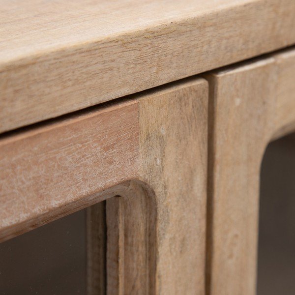 Dabīga toņa mango masīvkoka vitrīna 160x71 cm – Ixia-image-4