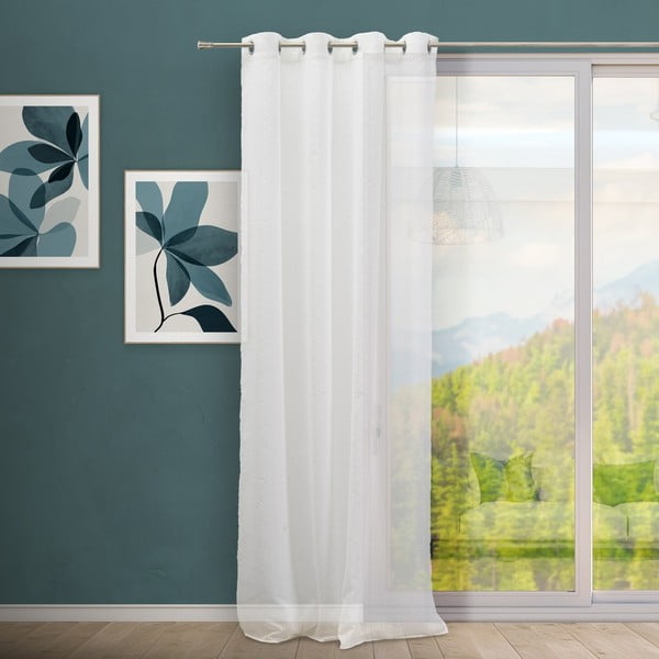 Balts dienas aizkars 140x260 cm Lite – Casa Selección-image-1