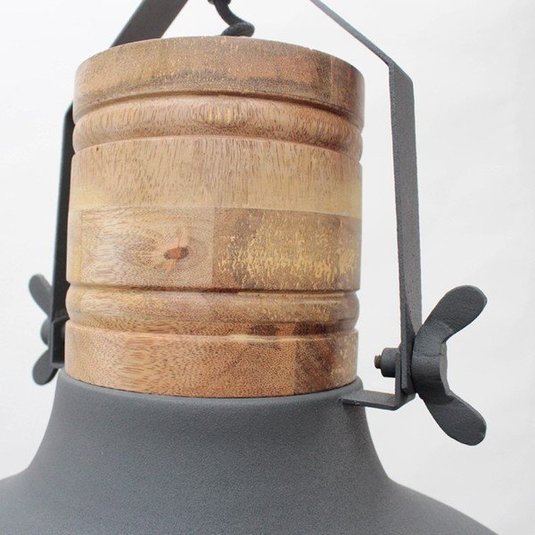 Pelēka griestu lampa LABEL51 Grid, ⌀ 34 cm-image-2