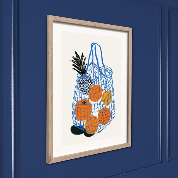 Drukāta glezna ar rāmi 30x40 cm Summer Fruit – Styler-image-3