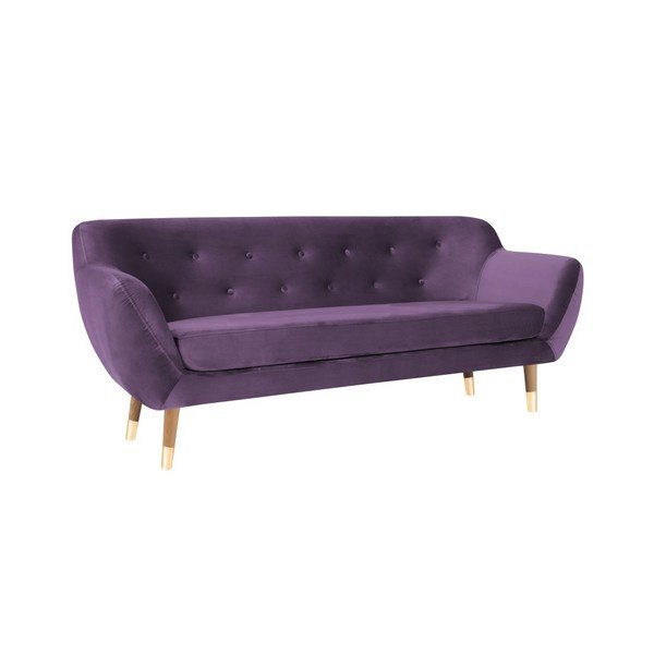 Violets trīsvietīgs dīvāns Mazzini Sofas Amelie-image-3