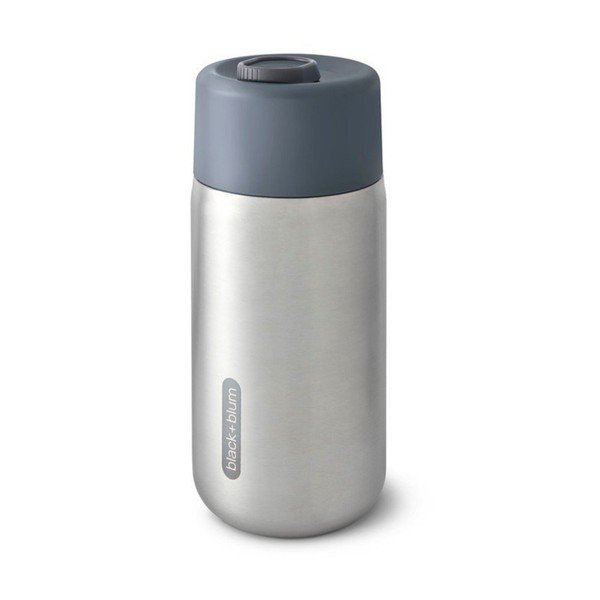 Sudraba krāsas nerūsējošā tērauda termokrūze 340 ml – Black + Blum