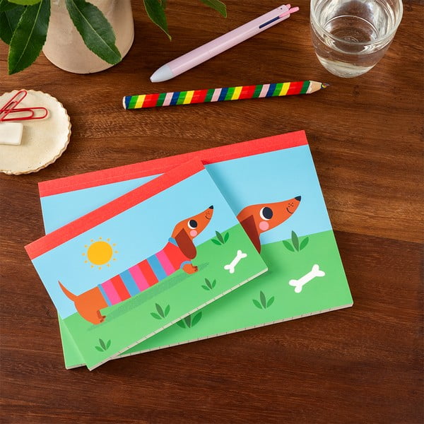 A5 izmēra pierakstu klade 60 lpp. Sausage Dog – Rex London-image-2