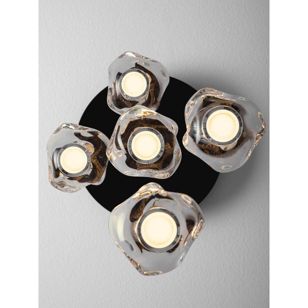 Matēti melna metāla LED piekaramā lampa ar regulējamu spilgtumu ar akrila stikla abažūru ø 30 cm Ifos – Nova Luce-image-3