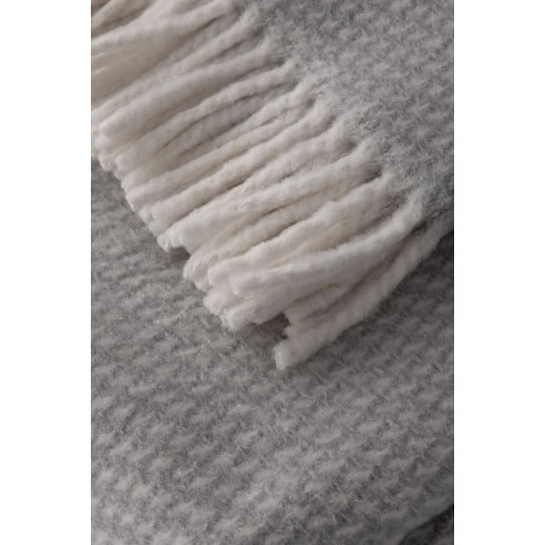 Gaiši pelēks pleds ar kokvilnu Euromant Ruby, 140 x 160 cm-image-1