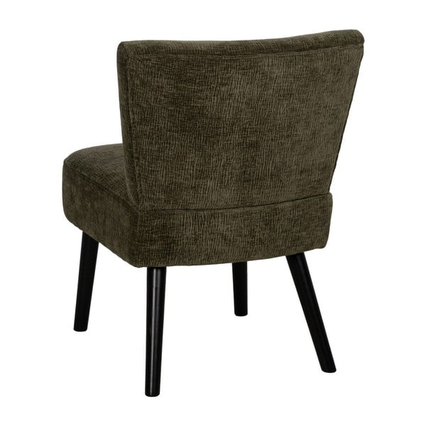 Zaļš atpūtas krēsls no šenila auduma – Ixia-image-3