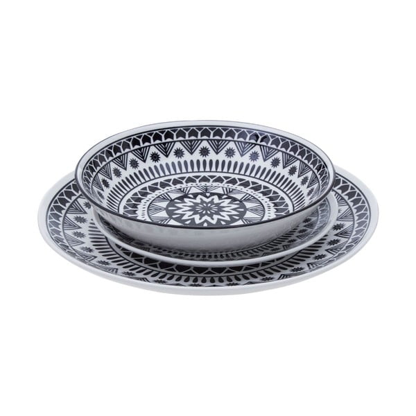 Māla pusdienu komplekts (12 gab.) Maya – Premier Housewares-image-1