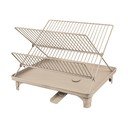 Bēšs divu līmeņu trauku žāvētājs 42x29 cm Dry-It – Mette Ditmer Denmark