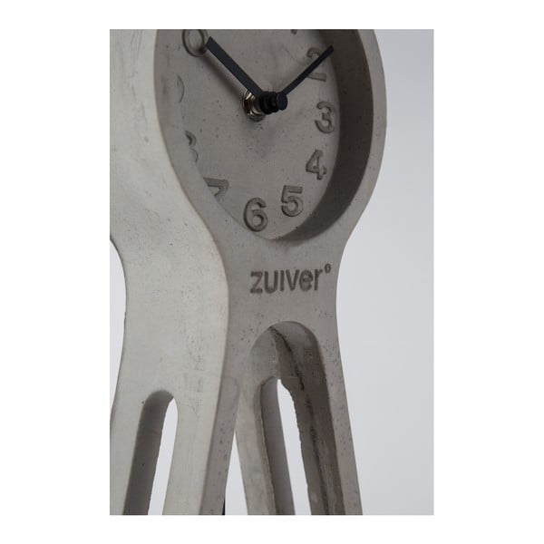 Pelēks betona galda pulkstenis Zuiver Pendulum-image-3