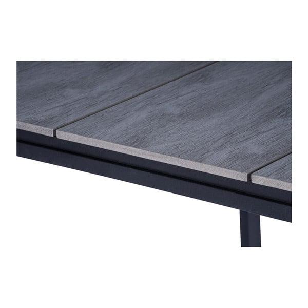 Rotangpalmas pusdienu krēslu Carla (2 gab.) un melna galda Strong komplekts – Bonami Essentials-image-3