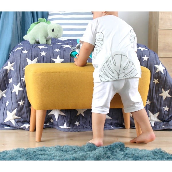 Dzeltens bērnu pufs Moouv – Artie-image-3