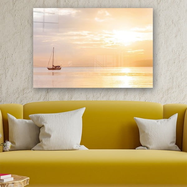 Stikla glezna 70x50 cm Sea – Wallity-image-1