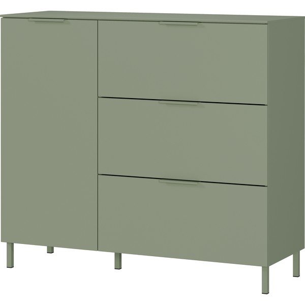 Zaļš matēts skapītis 109x98x40 cm Savoca – Germania