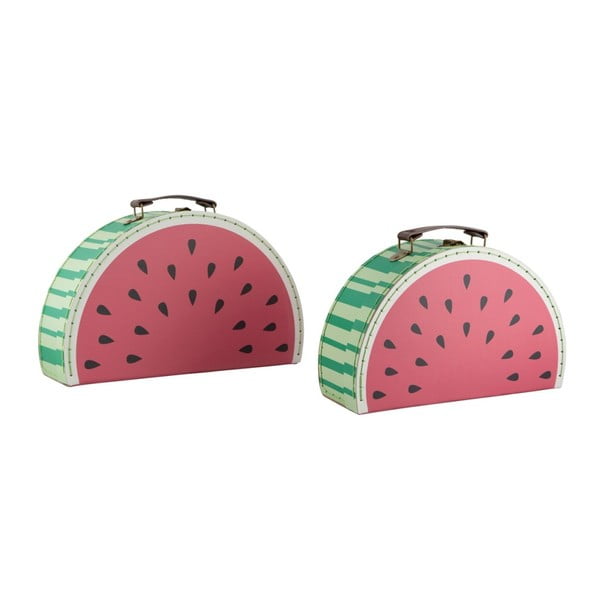 2 Sass & Belle Watermelon čemodānu komplekts