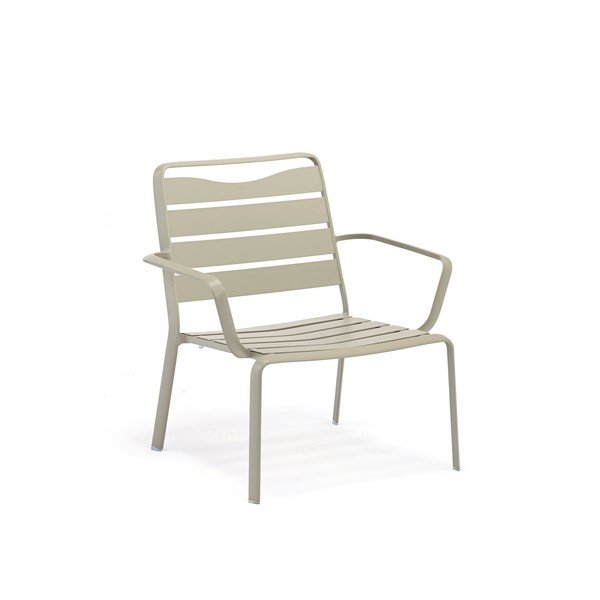 Pelēks metāla dārza atpūtas krēsls Spring – Ezeis-image-3