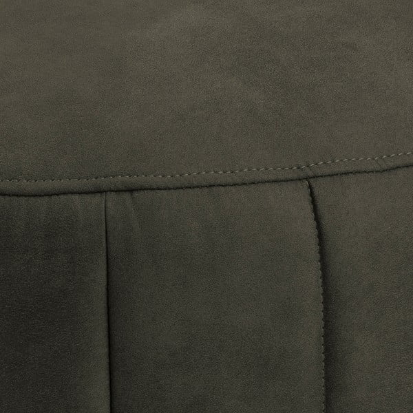 Olīvzaļš mākslīgās ādas pufs Actona Doria, ⌀ 60 cm-image-3