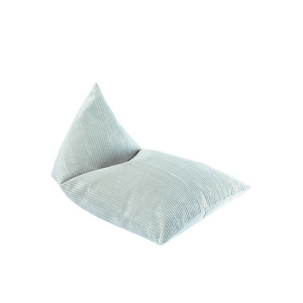 Piparmētru zaļš velveta bērnu sēžammaiss Big Lounger – Wigiwama