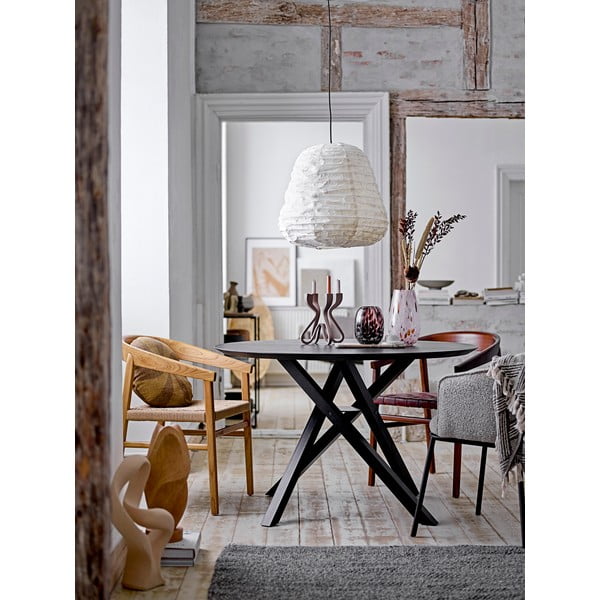 Balta piekaramā lampa ø 50 cm Leena – Bloomingville-image-4