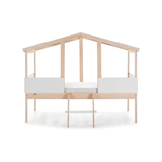 Balta paaugstināta bērnu gulta 90 x 190 cm Parma – Marckeric