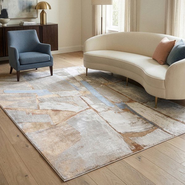 Bēšs/krēmkrāsas paklājs 200x275 cm Miro – Asiatic Carpets-image-1