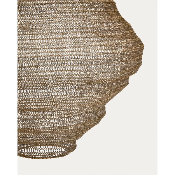 Zelta krāsas piekaramā lampa ar metāla abažūru ø 48,5 cm Sarraco – Kave Home-image-2