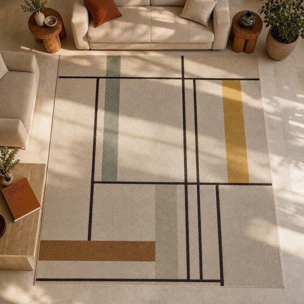 Bēšs paklājs Universal Domus, 120 x 170 cm-image-4