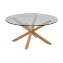 Žurnālgaldiņš ar stikla virsmu Actona Heaven, ⌀ 82 cm